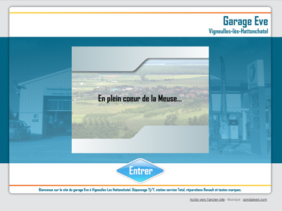 Site Internet du Garage Eve