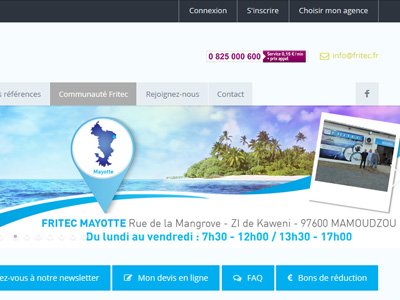 Site Internet Fritec